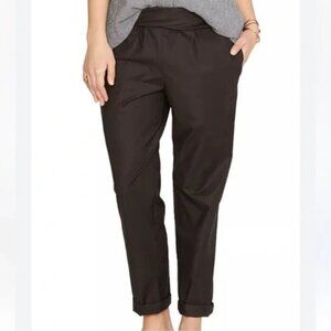 HATCH Collection - Black Twist Front Maternity Pant